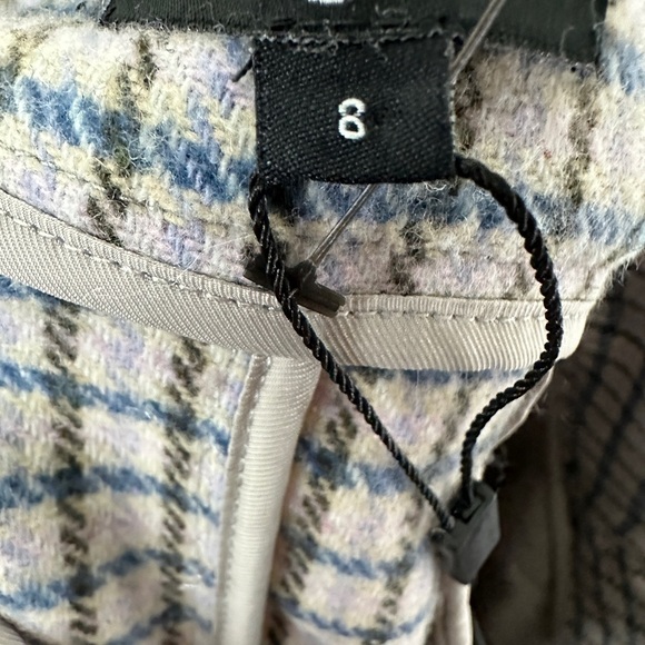 Rails Prim Skirt Lilac Navy Mini Check Women’s Size 8 NEW with Tags - Picture 8 of 10
